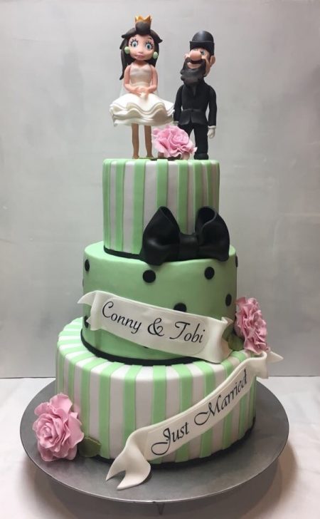 Hochzeitstorte Conny & Tobi